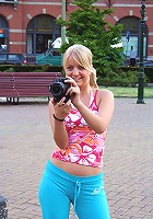 Teen having a facial in Amsterdam